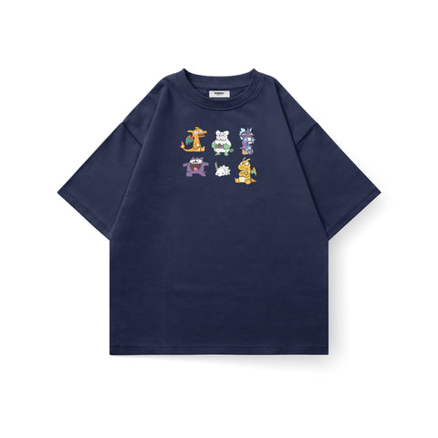 Pokemon Monsters Oversized T-Shirt