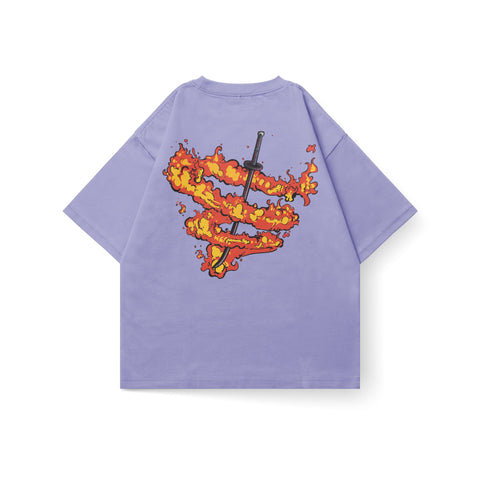 Rengoku Flame Breathing Oversized T Shirt - Kaihama