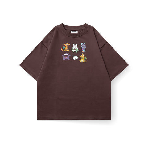 Pokemon Monsters Oversized T-Shirt
