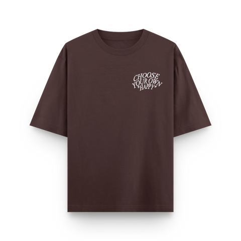 Choose Your Own Happy Oversized Tshirt by Kaihama