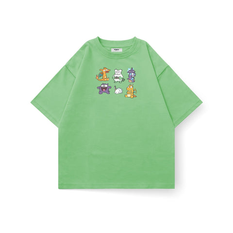 Pokemon Monsters Oversized T-Shirt