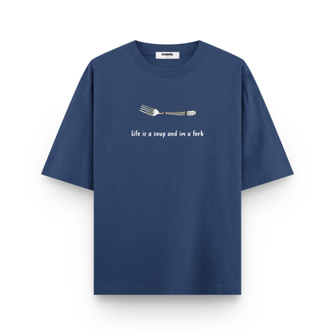 Life Is a Soup Oversized T-Shirt - Kaihama