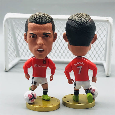 Cristiano Ronaldo & Lionel Messi Miniature Figurines – 6.5cm Collectible