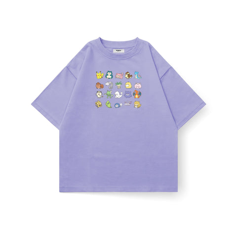 Pokemon Classics Grid Oversized T-Shirt - Kaihama