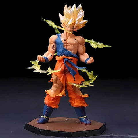 Dragon Ball Z Super Saiyan Goku Action Figure with Aura Effect (15cm)