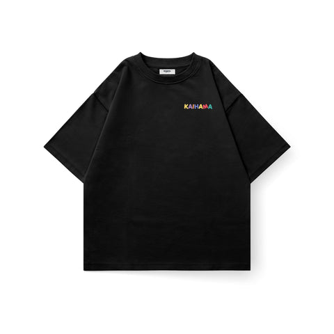 Oversized You Need Therapy Too T-shirt by Kaihama featuring bold black text on white cotton fabric.