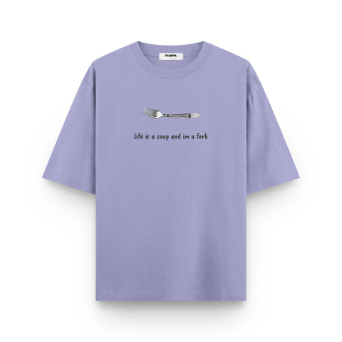 Life Is a Soup Oversized T-Shirt - Kaihama