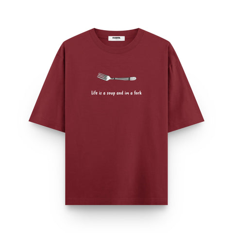 Life Is a Soup Oversized T-Shirt - Kaihama