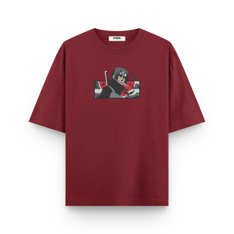 Itachi: The Silent Genjutsu – Oversized T-Shirt