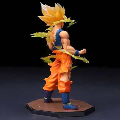 Dragon Ball Z Super Saiyan Goku Action Figure with Aura Effect (15cm)