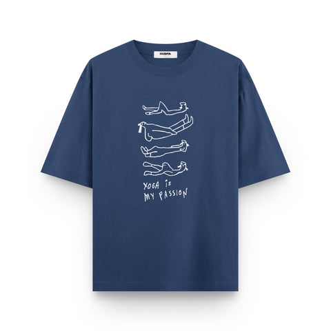 Yoga Is My Passion Oversized T-Shirt - Kaihama
