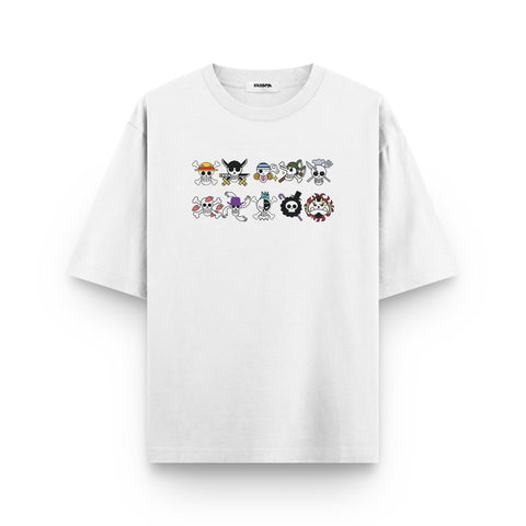 Pirate Crews from One Piece Oversized Graphic Tee