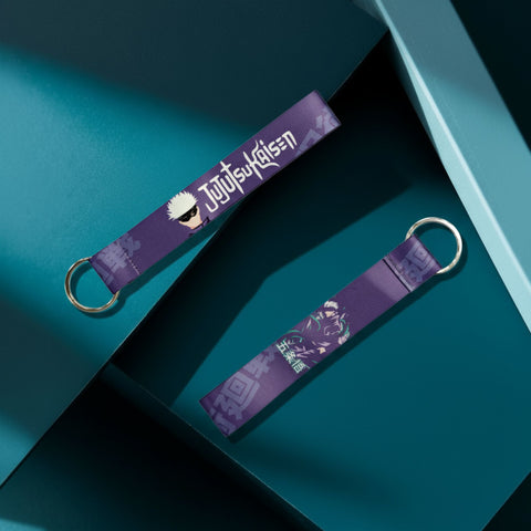 Jujutsu Kaisen Satin Keychain Strap – Gojo / Trio| Anime Keychain