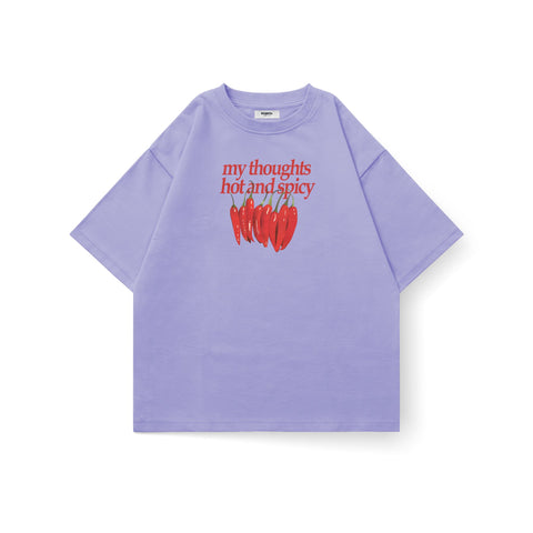 My Thoughts Hot & Spicy Oversized T-Shirt | Kaihama Clothing