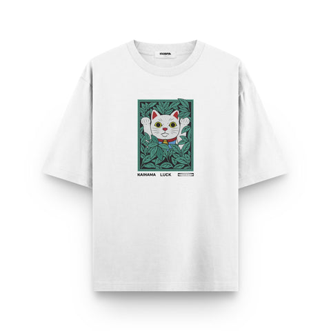 Lucky Maneki-Neko Oversized T-Shirt – Kaihama Edition