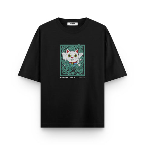 Lucky Maneki-Neko Oversized T-Shirt – Kaihama Edition