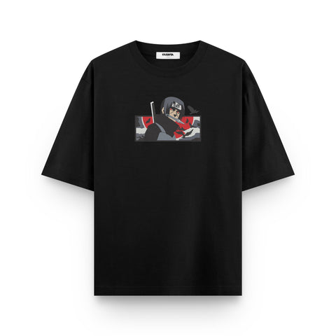 Itachi: The Silent Genjutsu – Oversized T-Shirt