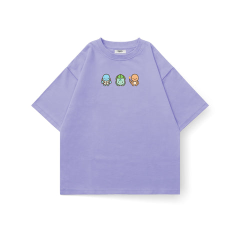Pokemon Starters Trio Oversized T-Shirt - Kaihama