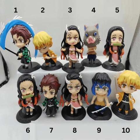 Demon Slayer Chibi Mini Figures – Multiple Characters