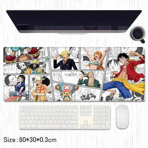 Anime Extended Mouse Pad (One Piece, Pokémon & More)