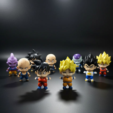 Dragonball Z Legends Mini Chibi Figurines – Collectible Anime Desk Display (Multiple Characters)