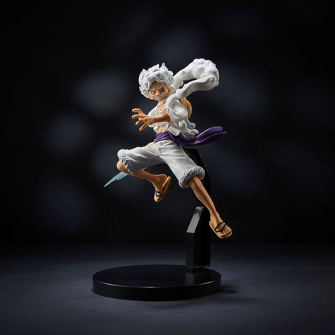 Luffy Gear 5 Action Pose Figure