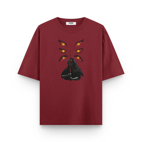 Kokushibo (Former Upper Moon One) Demon Slayer Oversized T-Shirt