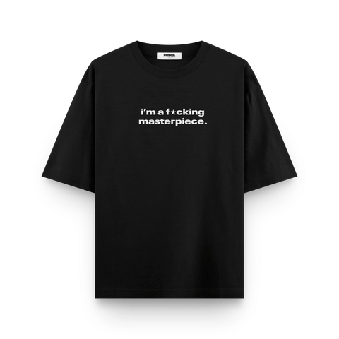 "I'm a F★cking Masterpiece" Oversized Tee by Kaihama - Kaihama