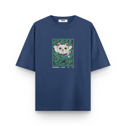 Lucky Maneki-Neko Oversized T-Shirt – Kaihama Edition
