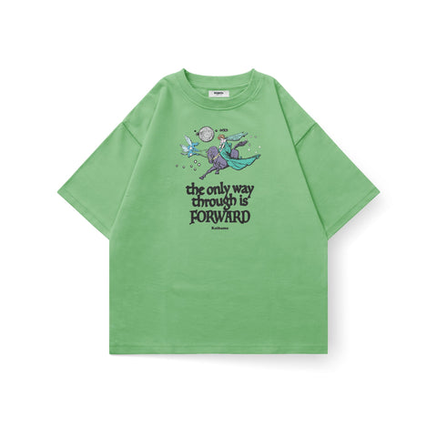 Forward Motion Oversized T-Shirt