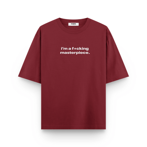 "I'm a F★cking Masterpiece" Oversized Tee by Kaihama - Kaihama