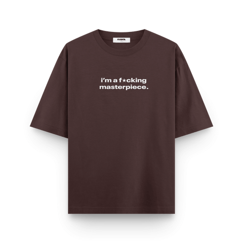 "I'm a F★cking Masterpiece" Oversized Tee by Kaihama - Kaihama