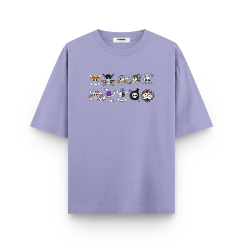 Pirate Crews from One Piece Oversized Graphic Tee