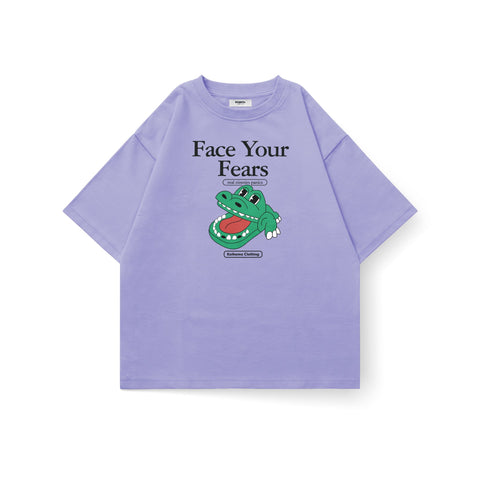 Face Your Fears Oversized T-Shirt | Kaihama Clothing