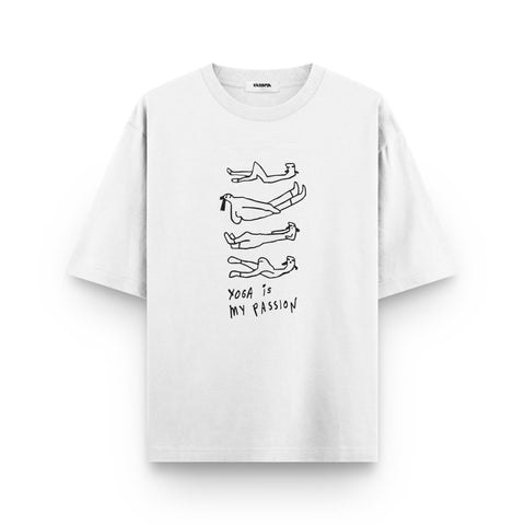 Yoga Is My Passion Oversized T-Shirt - Kaihama