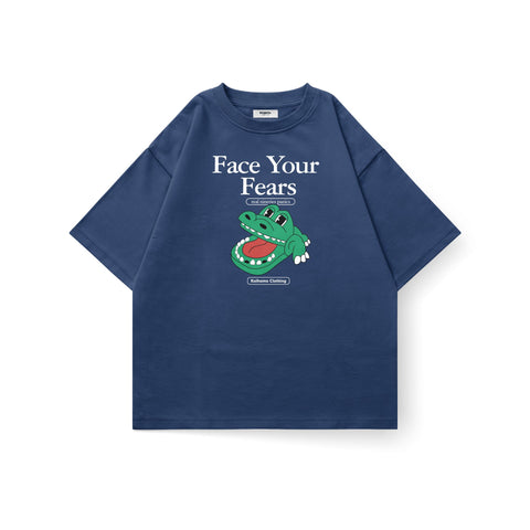 Face Your Fears Oversized T-Shirt | Kaihama Clothing