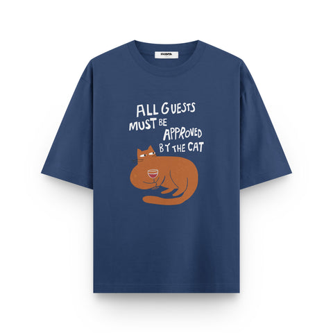 Approved by the Cat Oversized T-Shirt by Kaihama - Kaihama