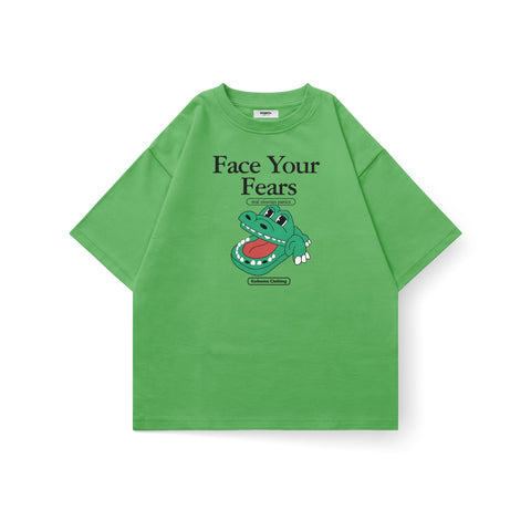 Face Your Fears Oversized T-Shirt | Kaihama Clothing