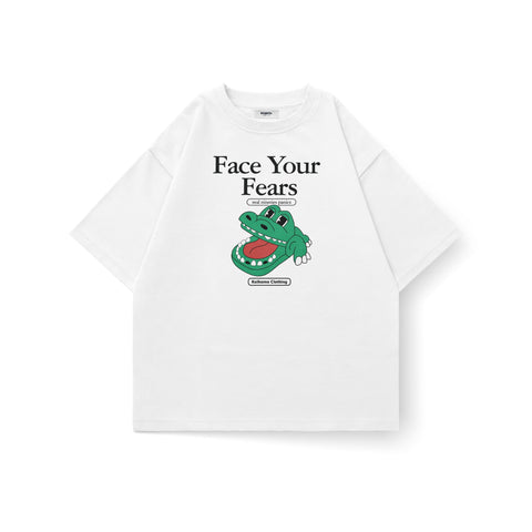 Face Your Fears Oversized T-Shirt | Kaihama Clothing