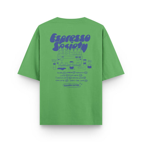 Espresso Society Oversized T Shirt - Kaihama