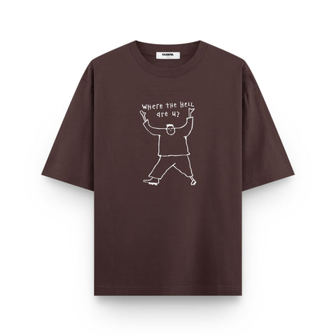 Where The Hell Are We? Oversized T-Shirt