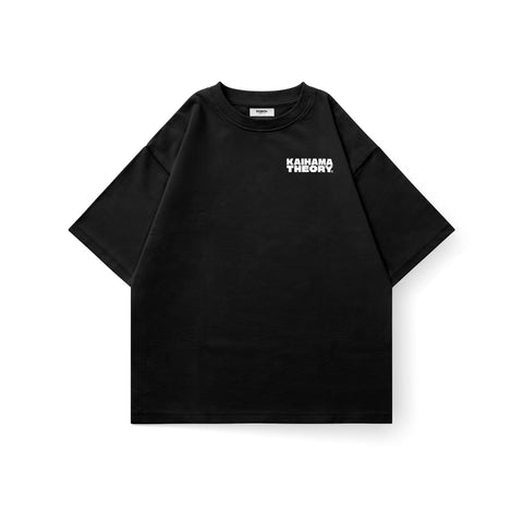 Kaihama Theory oversized T-shirt featuring a relaxed fit, soft fabric, and minimal design in a neutral color.