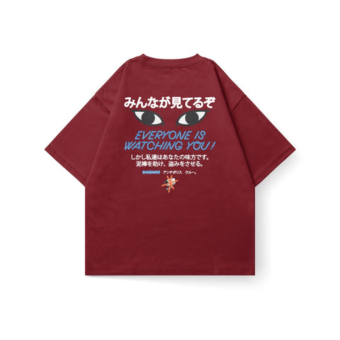 Everyone Is Watching Oversized T-Shirt - Kaihama