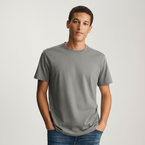 Classic Regular Fit Combed Cotton Tshirt - Kaihama