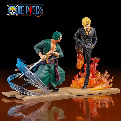One Piece Zoro vs Sanji Battle Scene Figure – Dynamic Anime Collectible