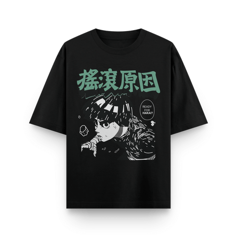 Rock lee from Naruto Anime Oversized T-Shirt - Kaihama
