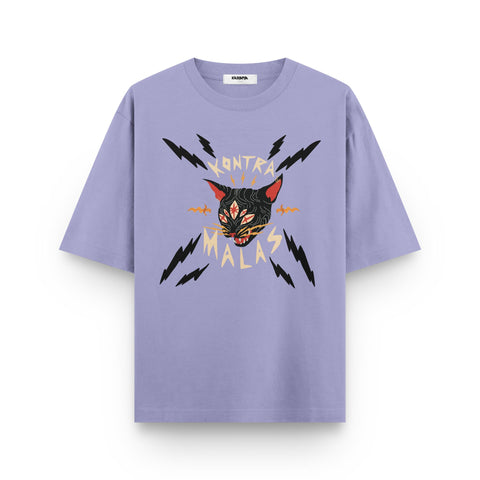 Contra Malas – Evil Slayer Oversized Graphic T-Shirt