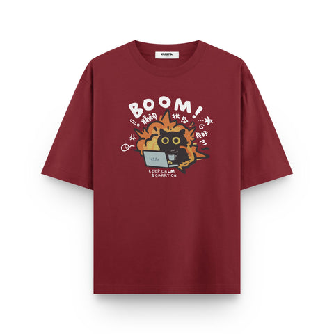 Boom! Keep Calm Oversized T-Shirt – Kaihama Studios