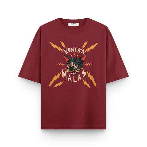 Contra Malas – Evil Slayer Oversized Graphic T-Shirt