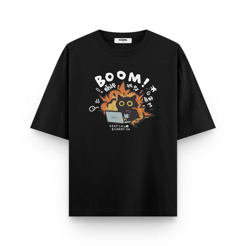 Boom! Keep Calm Oversized T-Shirt – Kaihama Studios